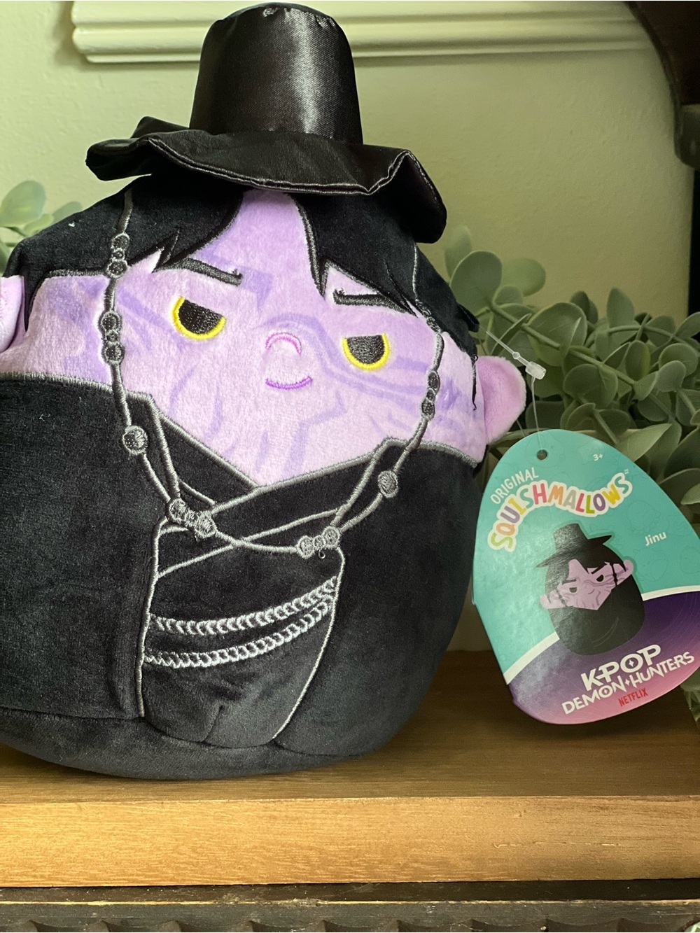 Original Squishmallows K-Pop Demon Hunters Jinu Plush